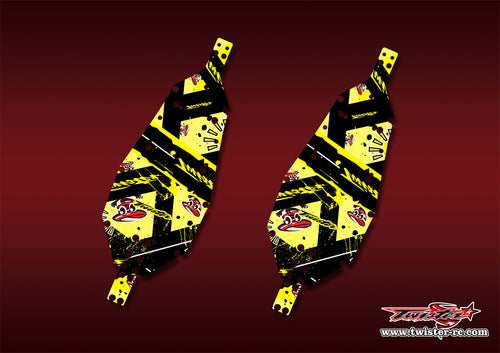 TR-B7CP-MT5    Team Associated RC10 B7 Chassis Protector Pattern Wrap ( Type MT5 )