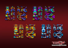 TR-MTR-MA19  Sanwa MT-R Metallic/Optical White Pattern Wrap 4 Colors