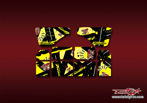 TR-XB823W-MT5   Xray XB8 2023 Wing Pattern Wrap ( Type MT5 )