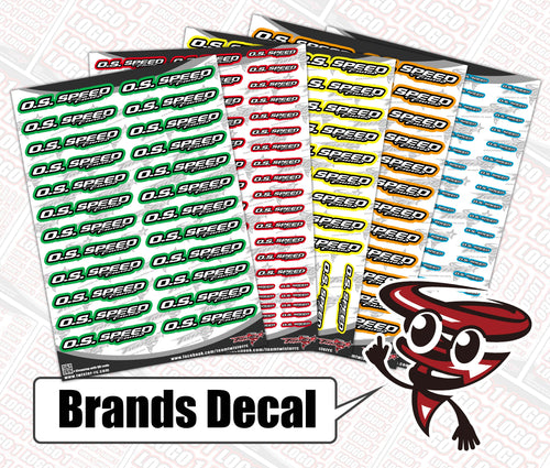 O.S. SPEED  Brands Decal