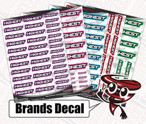 HIGHEST  Brands Decal