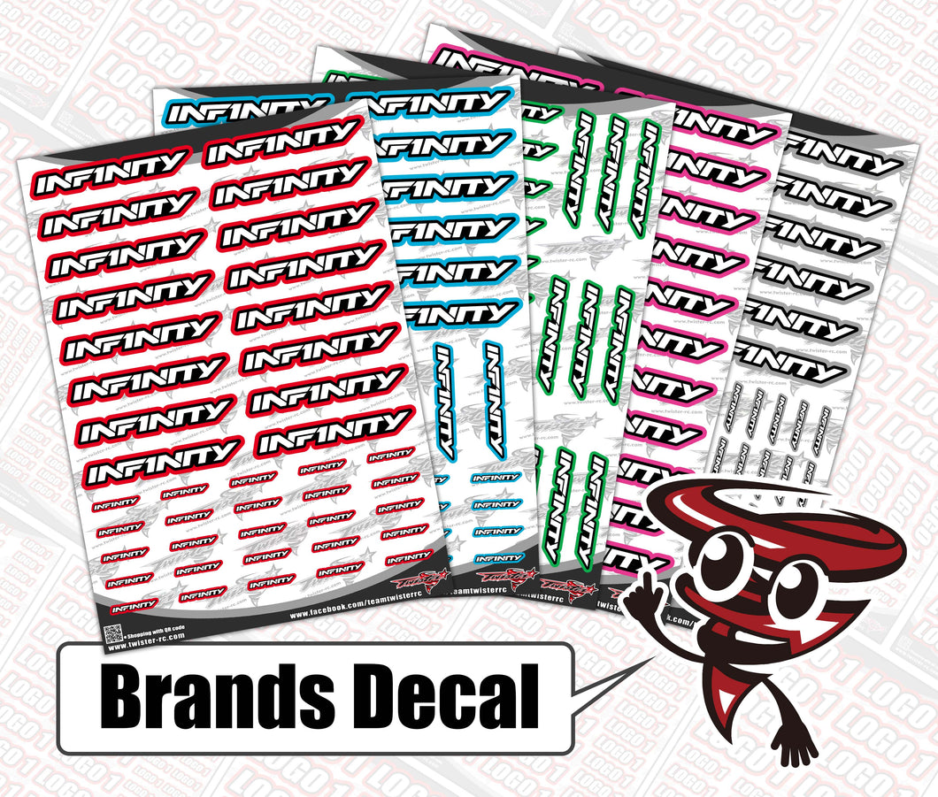 INFINITY  Brands Decal