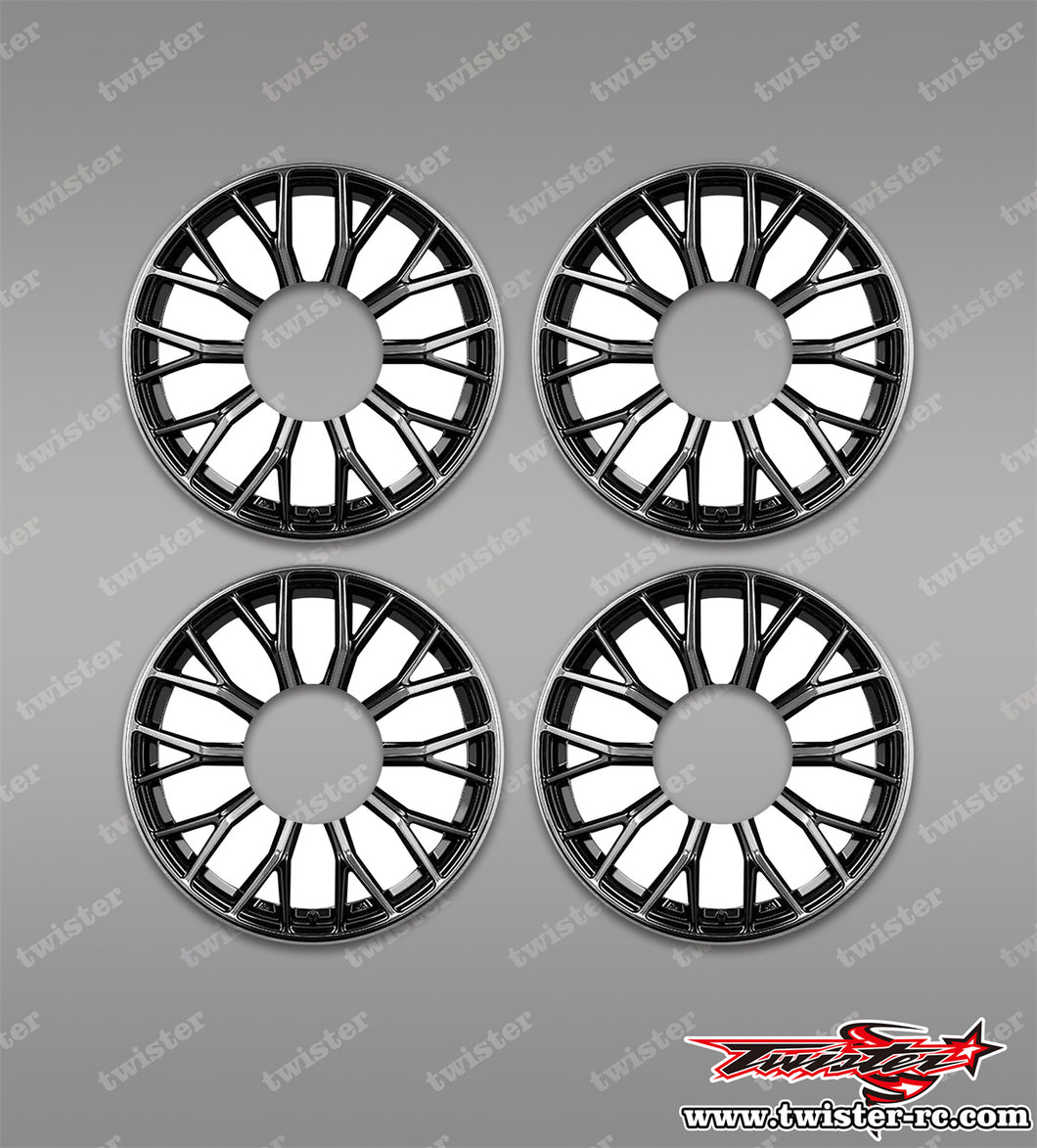 TR-18T 1/8 Truggy Rims Pattern Sticker 4pcs.