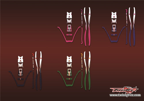 TR-380-MA13 Sky RC ITP380 Metallic/Optical White Pattern Wrap ( Type A13 )4 Colors