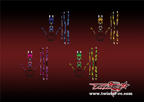 TR-380-MA2 Sky RC ITP380 Metallic/Optical White Pattern Wrap ( Type A2 ) 4 colors