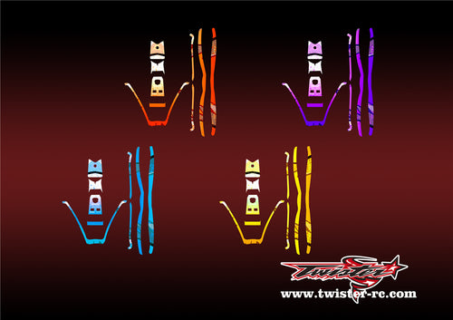 TR-380-MA6 Sky RC ITP380 Metallic/Optical White Pattern Wrap( Type A6 )4 Colors