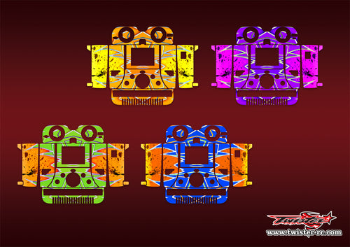 TR-406-MA18  iCharger 406DUO/308DUO Metallic/Optical White Pattern Wrap ( Type A18 )4 Colors