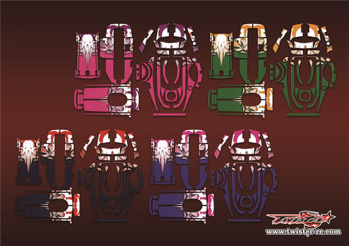 TR-4PM-MA13 Futaba 4PM Metallic/Optical White Pattern Radio Wrap ( Type A13 )4 Colors