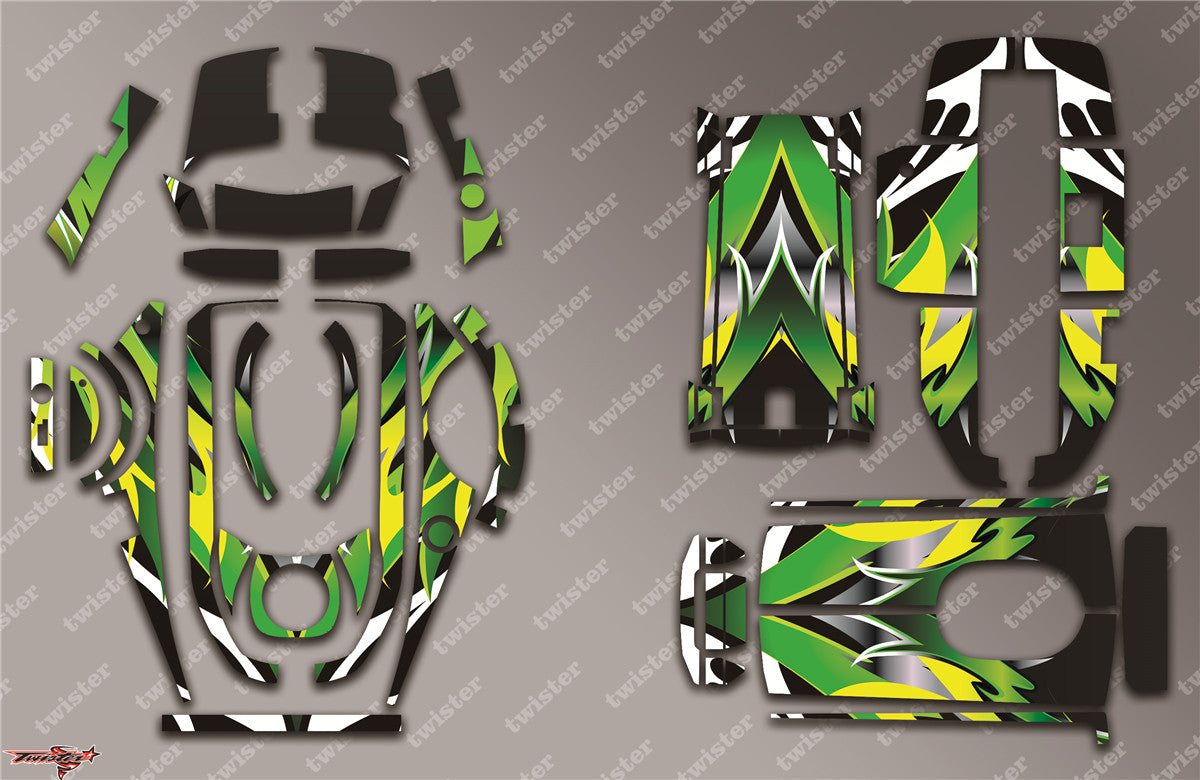 TR-4PM-MA2 Futaba 4PM Metallic/Optical White Pattern Radio