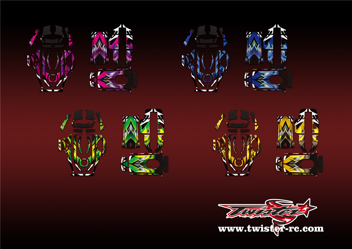 TR-4PM-MA2 Futaba 4PM Metallic/Optical White Pattern Radio