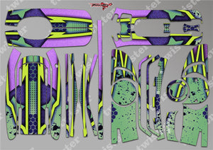 TR-4S-MA9 Hitec LYNX 4S Metallic/Optical White Pattern Radio Wrap ( Type A9 )4 colors