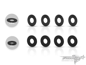 TR-AC102-BK Aluminum 5mm Bore Wheel Shim Set 0.5/1mm (Black)