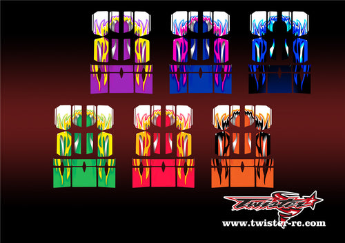 TR-BE-MA1 Beta Wing Metallic/Optical White Pattern Wrap ( Type A1 )
