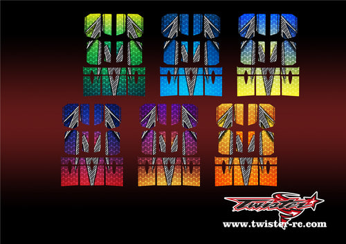 TR-BE-MA3 Beta Wing Metallic/Optical White Pattern Wrap ( Type A3 )