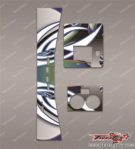 TR-D2-MA12 ISDT D2 Charger Metallic/Optical White Pattern Wrap ( Type A12 )4 Colors