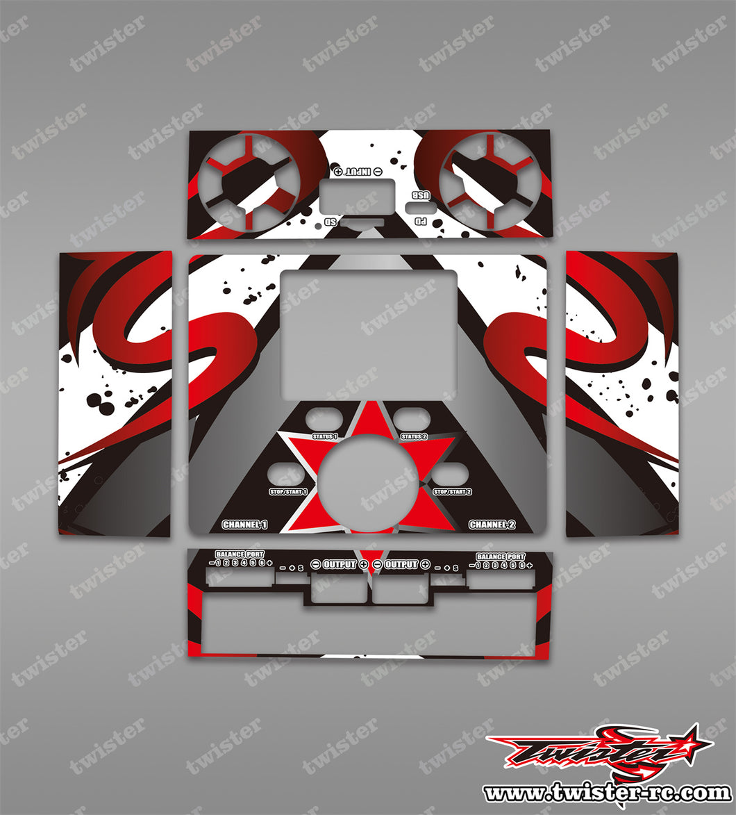 TR-DX6-MA16 icharger DX6 Metallic/Optical White Pattern Wrap ( Type A16) 4 Colors