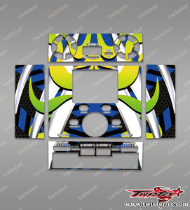 TR-DX6-MA17 icharger DX6 Metallic/Optical White Pattern Wrap ( Type A17 ) 4 Colors