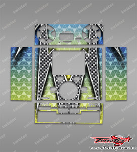 TR-DX6-MA3 icharger DX6 Metallic/Optical White Pattern Wrap ( Type A3 ) 6 Colors