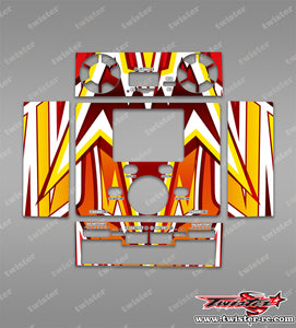TR-DX6-MA4 icharger DX6 Metallic/Optical White Pattern Wrap ( Type A4 ) 4colors