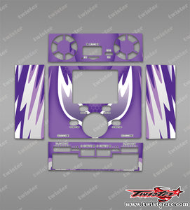 TR-DX6-MA5 icharger DX6 Metallic/Optical White Pattern Wrap ( Type A5 ) 4 Colors