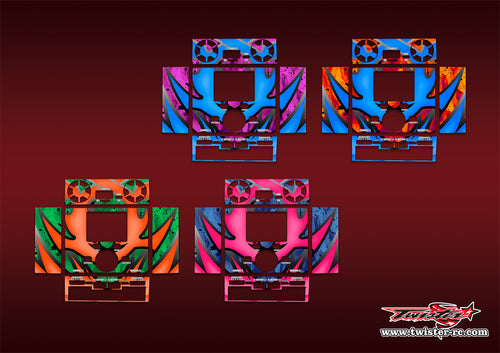TR-DX6-MA7 icharger DX6 Metallic/Optical White Pattern Wrap ( Type A7 )4Colors