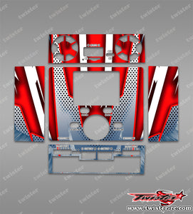 TR-DX6-MA8 icharger DX6 Metallic/Optical White Pattern Wrap ( Type A8 ) 4colors