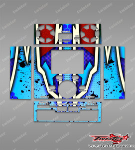 TR-DX6-MA9 icharger DX6 Metallic/Optical White Pattern Wrap ( Type A9 )4 colors