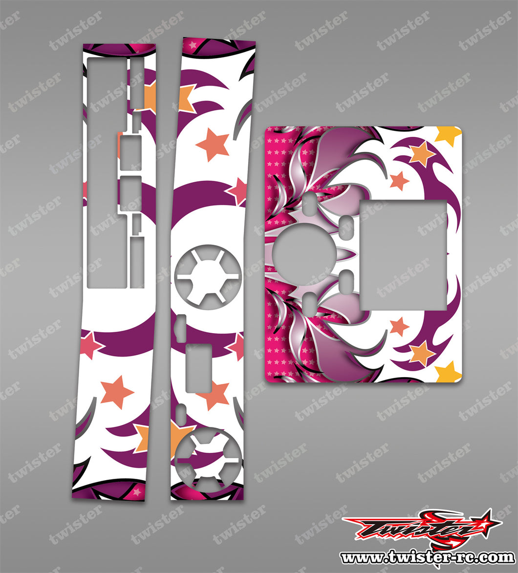 TR-DX8-MA13 icharger DX8 Metallic/Optical White Pattern Wrap ( Type A13 )4 Colors