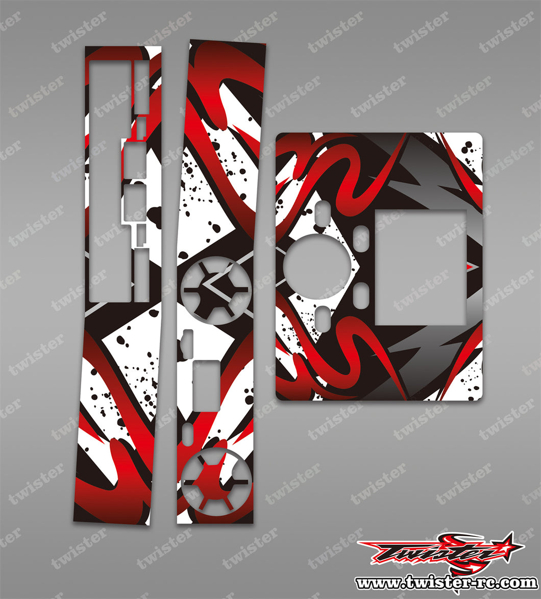 TR-DX8-MA16 icharger DX8 Metallic/Optical White Pattern Wrap ( Type A16)4 Colors