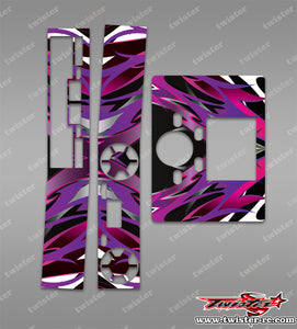 TR-DX8-MA2 icharger DX8 Metallic/Optical White Pattern Wrap ( Type A2 )4 Colors