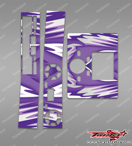 TR-DX8-MA5 icharger DX8 Metallic/Optical White Pattern Wrap ( Type A5 ) 4 Colors