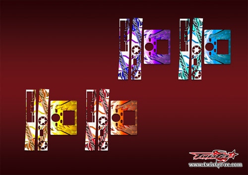 TR-DX8-MA6 icharger DX8 Metallic/Optical White Pattern Wrap( Type A6 )4 Colors