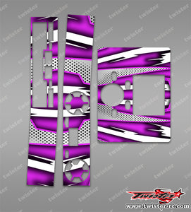 TR-DX8-MA8 icharger DX8 Metallic/Optical White Pattern Wrap ( Type A8 ) 4colors