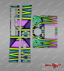TR-DX8-MA9 icharger DX8 Metallic/Optical White Pattern Wrap ( Type A9 )4 colors