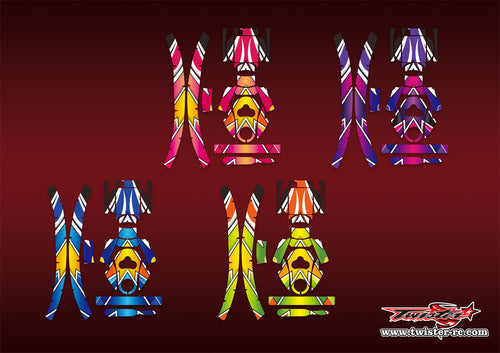 TR-EAR-MA15 Eartec Metallic/Optical White Pattern Wrap ( Type A15)4 Colors