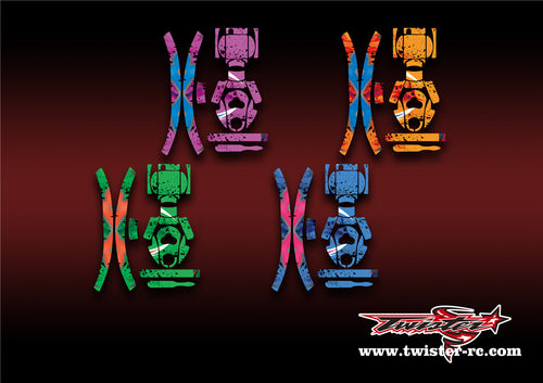 TR-EAR-MA7 Eartec Metallic/Optical White Pattern Wrap ( Type A7 ) 4colors