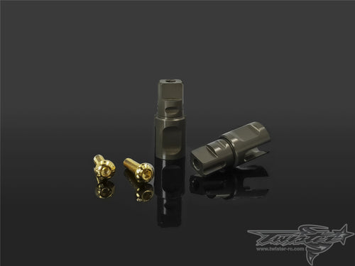 TR-EP163-X 7075-T6 Hard Coated Alu.  Front Spool Cups( For Xray/ Spec-R/ CSO /Team C )