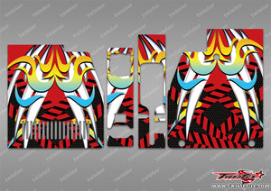 TR-GMS-MA17 GM Polaron Power Supply Metallic/Optical White Pattern Wrap ( Type A17 )4 Colors