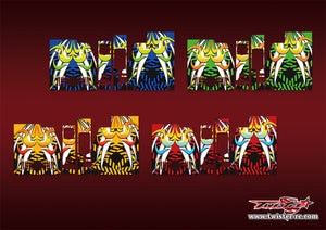 TR-GMS-MA17 GM Polaron Power Supply Metallic/Optical White Pattern Wrap ( Type A17 )4 Colors