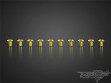 TR-GST-B Gold Plated M3 Button Head Screws