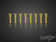 TR-GST-B Gold Plated M3 Button Head Screws