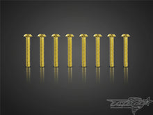 TR-GST-B Gold Plated M3 Button Head Screws