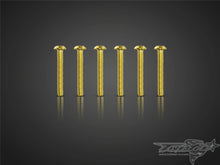 TR-GST-B Gold Plated M3 Button Head Screws