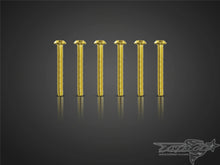 TR-GST-B Gold Plated M3 Button Head Screws