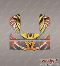 TR-HBW-MA12 HB Racing Wing Metallic/Optical White Pattern  Wrap ( Type A12 )4 Colors