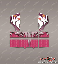 TR-HBW-MA13 HB Racing Wing Metallic/Optical White Pattern Wrap ( Type A13 )4 Colors