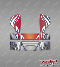 TR-HBW-MA14 HB Racing Wing Metallic/Optical White Pattern Wrap ( Type A14 )4 Colors