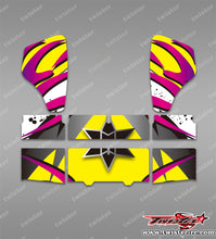 TR-HBW-MA16 HB Racing Wing Metallic/Optical White Pattern Wrap ( Type A16)4 Colors