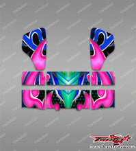 TR-HBW-MA20  HB Racing Wing Metallochrome/Optical white Wave Pattern Wrap ( Type A20 ) 4 colors