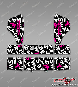 TR-HBW-MT1 HB Racing Wing Optical White Pattern Wrap ( Type MT1 )4 Colors